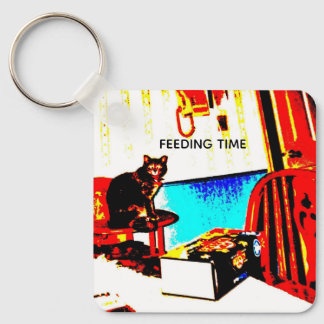 Humourous Cat Keychain