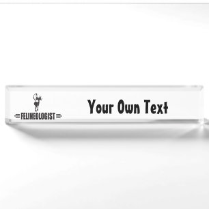 Humourous Cat Nameplate