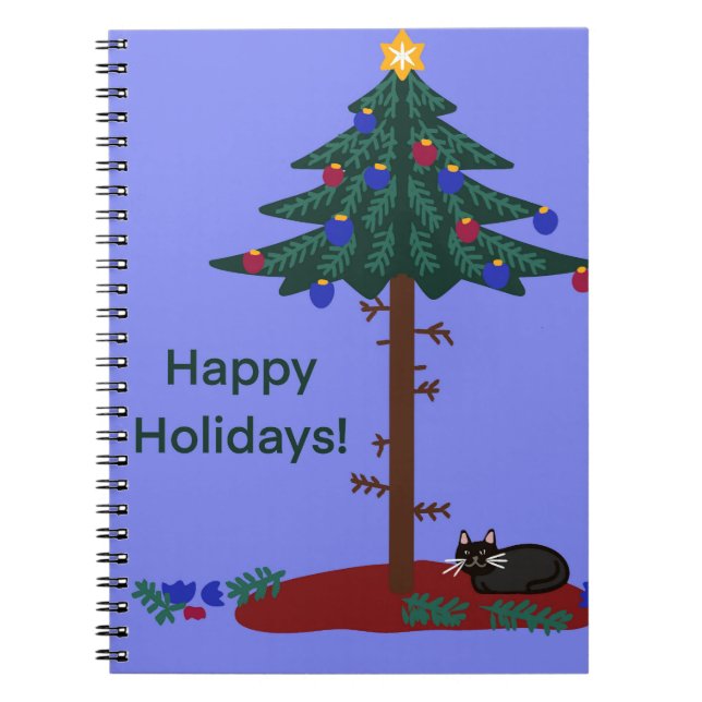 Humourous Cat Notebook  (Front)