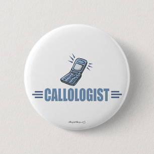 Humourous Cell Phone 2 Inch Round Button
