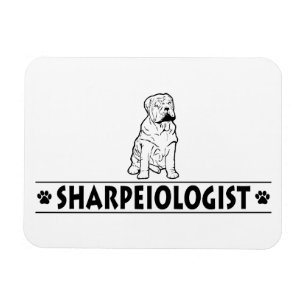 Humourous Chinese Shar-Pei Magnet