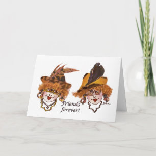 Humourous Christmas card for friends