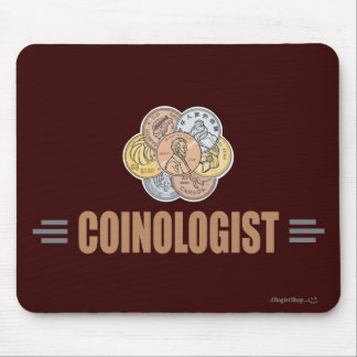 Humourous Coin Collector Mouse Pad