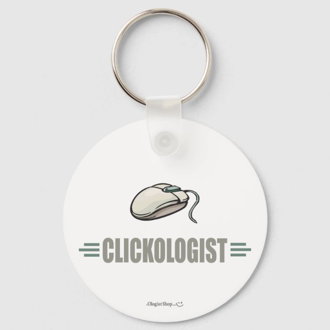 Humourous Computer Keychain (Front)