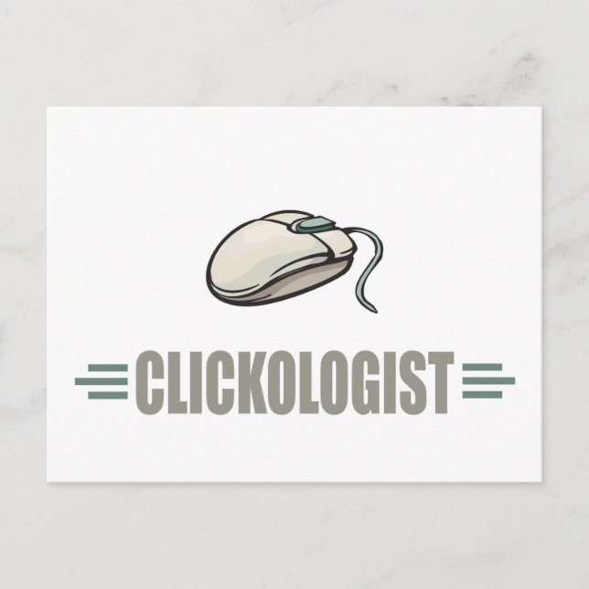 Humourous Computer Postcard (Front)