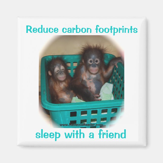 Humourous Conservation Advice Magnet (Front)