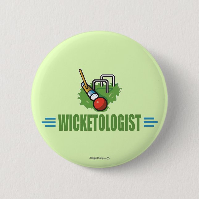 Humourous Croquet 2 Inch Round Button (Front)