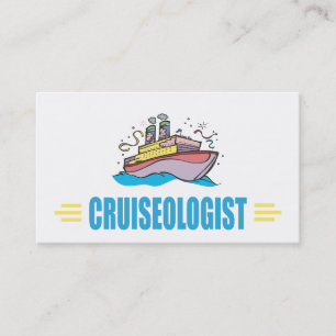 Humourous Cruise Ship Business Card