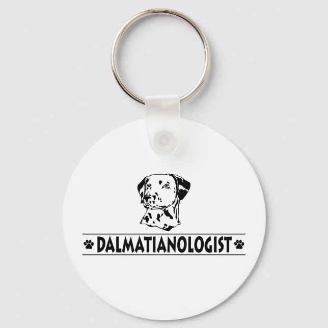 Humourous Dalmatian Keychain (Front)