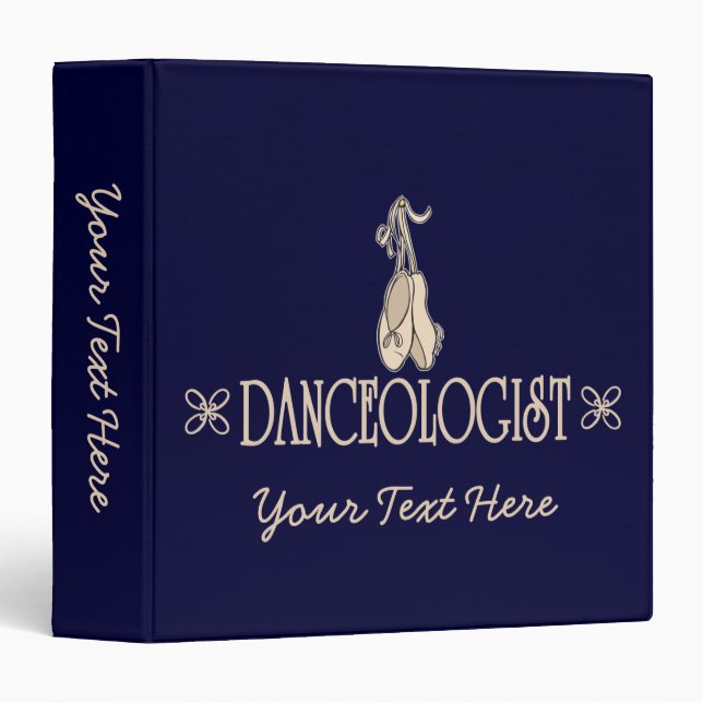 Humourous Dancing Binder (Front/Spine)