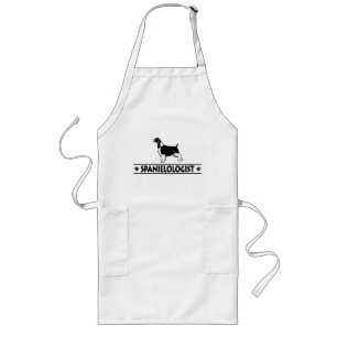 Humourous English Springer Spaniel Long Apron