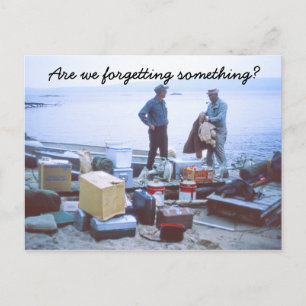 Humourous Fishing Postcard