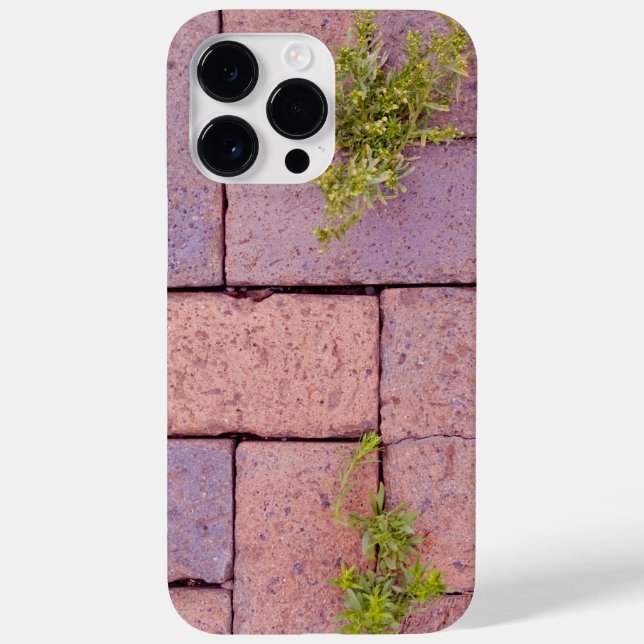 Humourous Gardener's Nightmare Weeds in Bricks Case-Mate iPhone Case (Back)