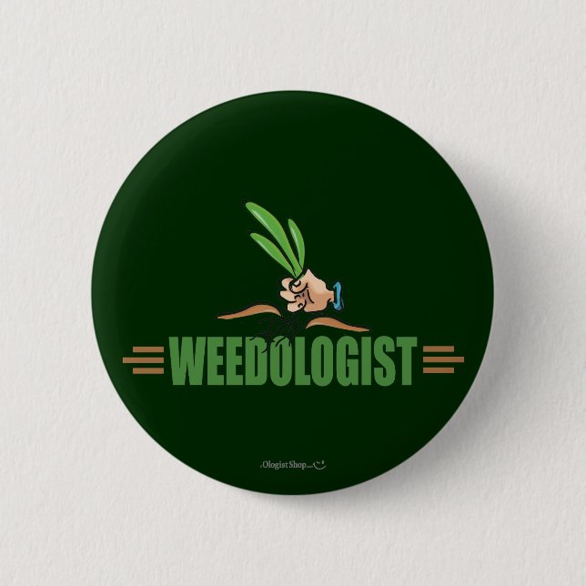 Humourous Gardening 2 Inch Round Button (Front)