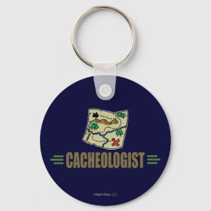 Humourous Geocaching Keychain