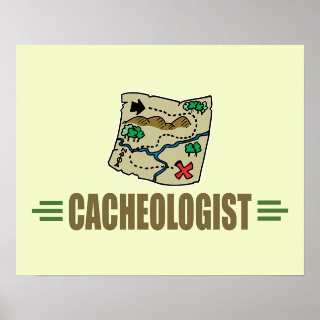 Humourous Geocaching Poster (Front)
