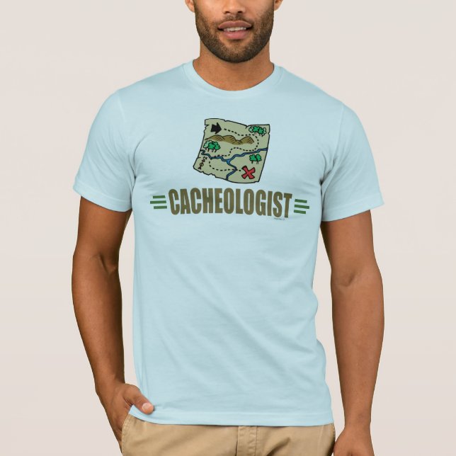 Humourous Geocaching T-Shirt (Front)