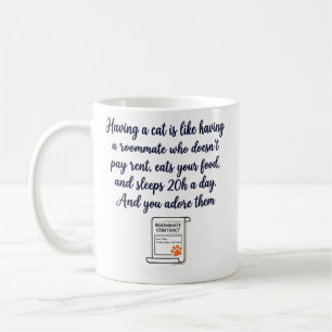 Humourous Gift for Cat Owners Coffee Mug
