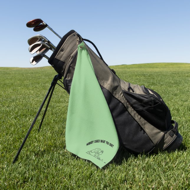 Humourous Golf Towel (Green)