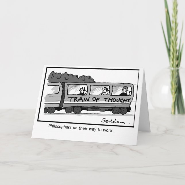 Humourous greeting card by Mike Seddon (Front)