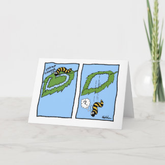 Humourous greeting card by Mike Seddon