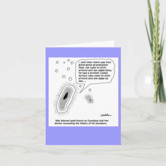 Humourous greeting card by Mike Seddon (Front)