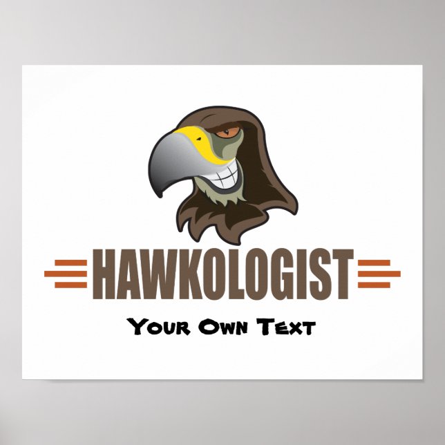 Humourous Hawk Hawks Poster (Front)