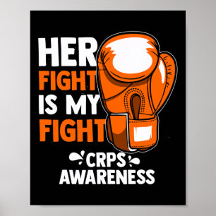 Humourous Her Fights Is My Fights Crps Awareness S Poster