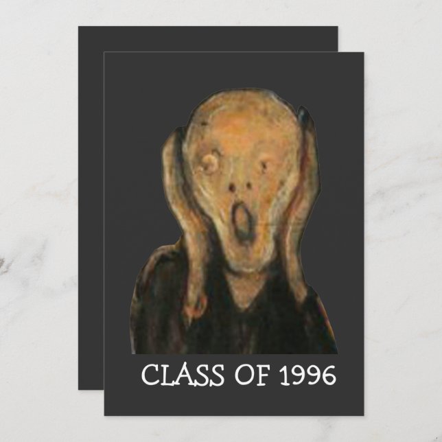 Humourous High School or College Reunion Invitatio Invitation (Front/Back)