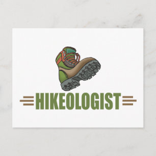 Humourous Hiking Postcard
