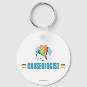 Humourous Hot Air Ballooning Keychain