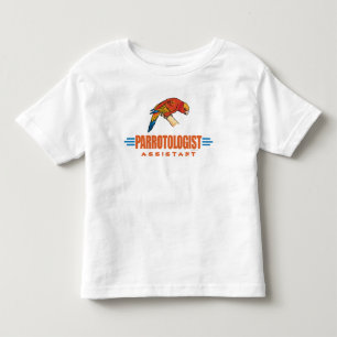 Humourous I Love Parrots Toddler T-shirt