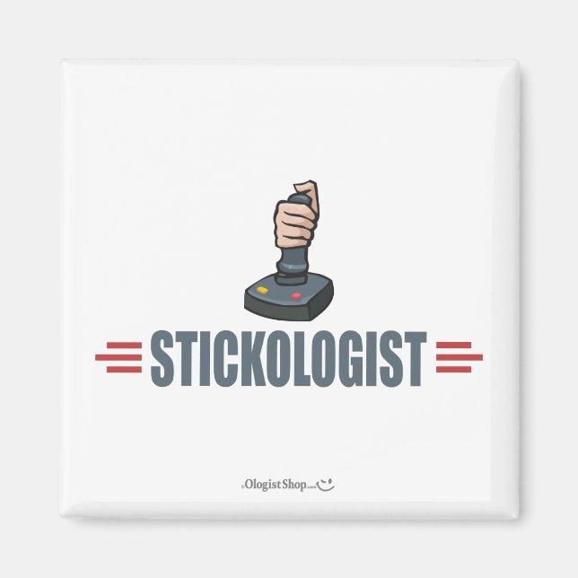 Humourous Joystick Gaming Magnet (Front)