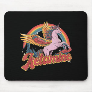 Humourous Ketamine Horse Emergency Funny Mental He Mouse Pad