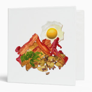 Humourous Ketchup Gone Squatchin for Bacon Binder