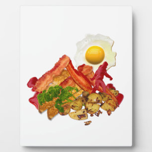 Humourous Ketchup Gone Squatchin for Bacon Plaque