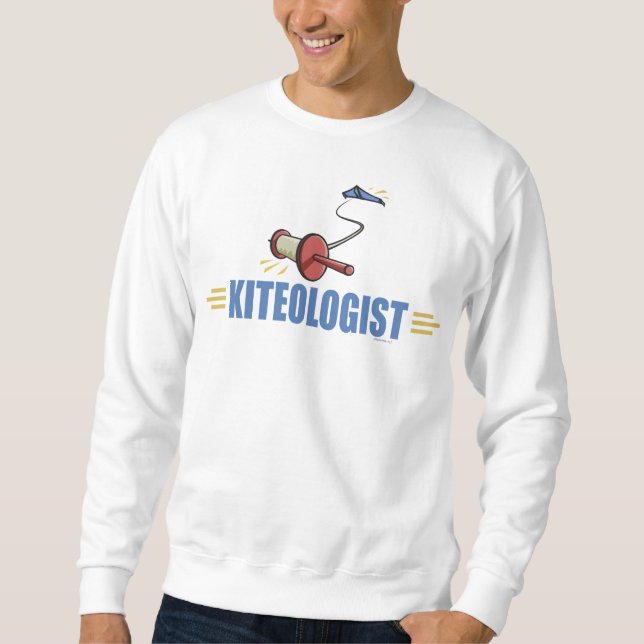 Humourous Kite Flying Sweatshirt (Front)