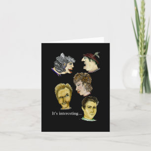 Humourous knowledge growing up Folded Greeting Car Card