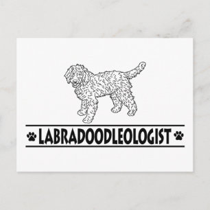 Humourous Labradoodle Postcard