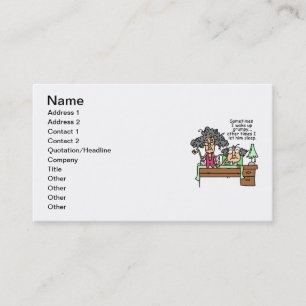 Humourous Let Grumpy Sleep Business Card