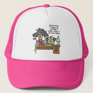 Humourous Let Grumpy Sleep Trucker Hat