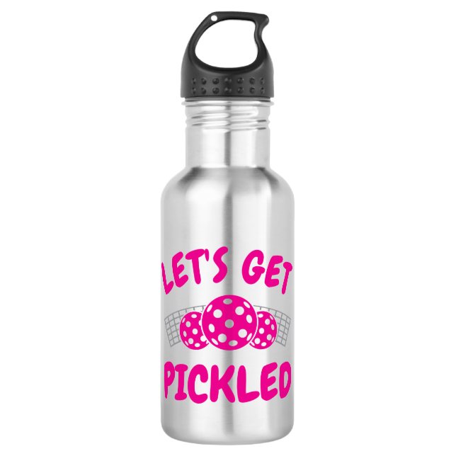 Humourous Let's Get Pickled  532 Ml Water Bottle (Front)