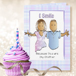 Humourous Mom Mother Funny Cartoon Ethnic Birthday Card<br><div class="desc">Does your mom enjoy a good laugh? This humourous birthday card has a great punch line to put a smile on her face</div>