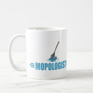Humourous Mop Mopping Coffee Mug