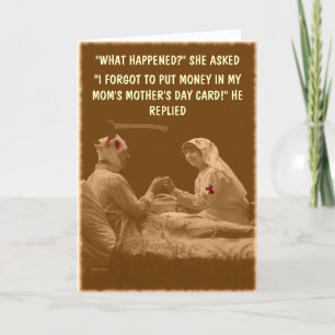 Humourous mother's day card