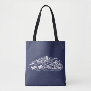 Humourous Mouse Coach Ride Tote Bag