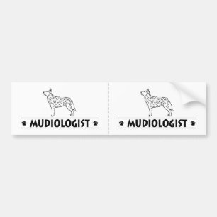 Humourous Mudi Bumper Sticker