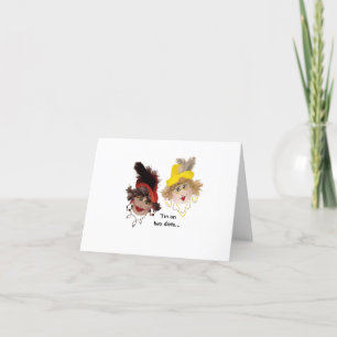 Humourous Need for Two Diets Folded Greeting Card