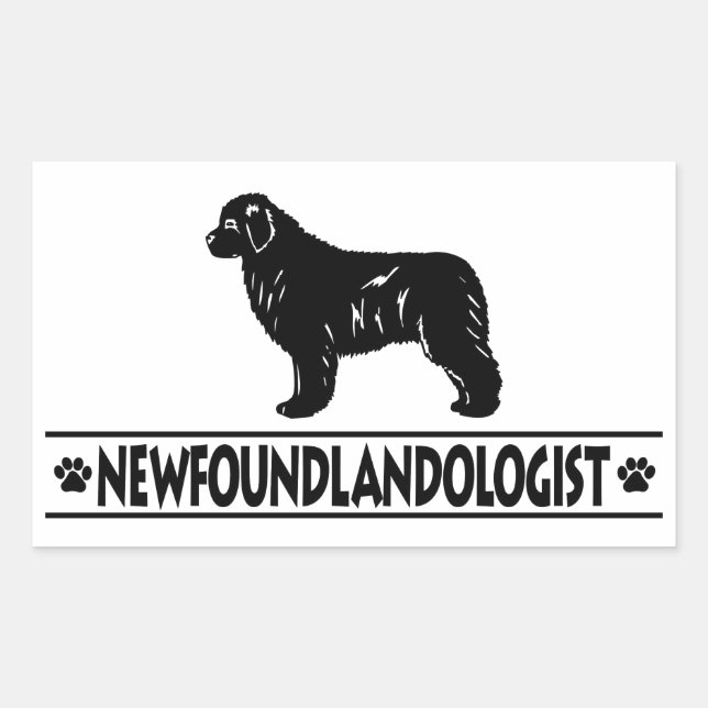 Humourous Newfoundland Sticker (Front)
