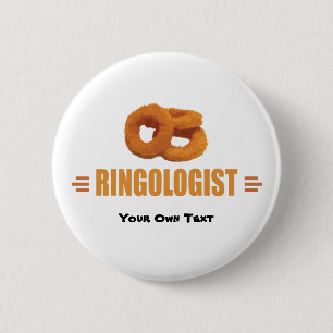 Humourous Onion Ring Title 2 Inch Round Button